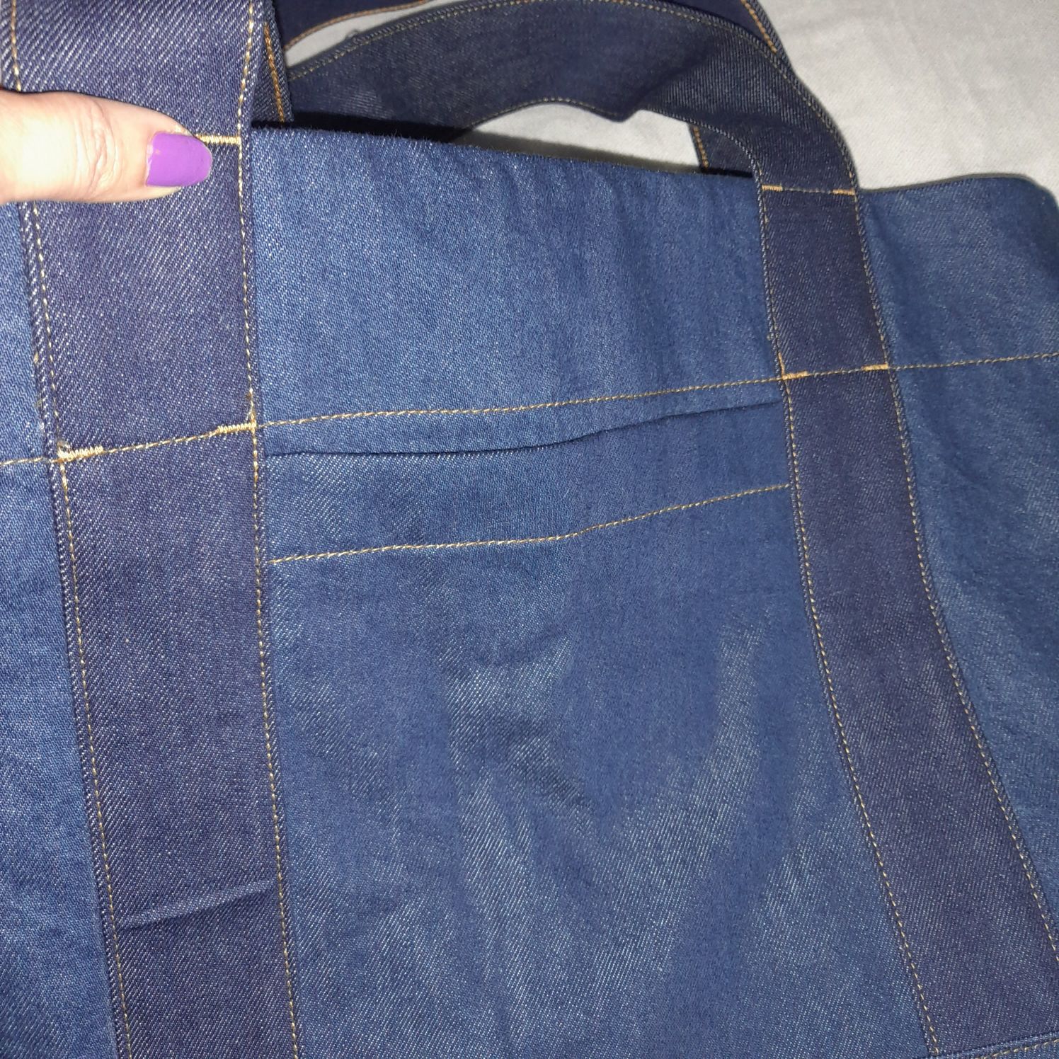 Denim Kot Çanta — görsel 2/4