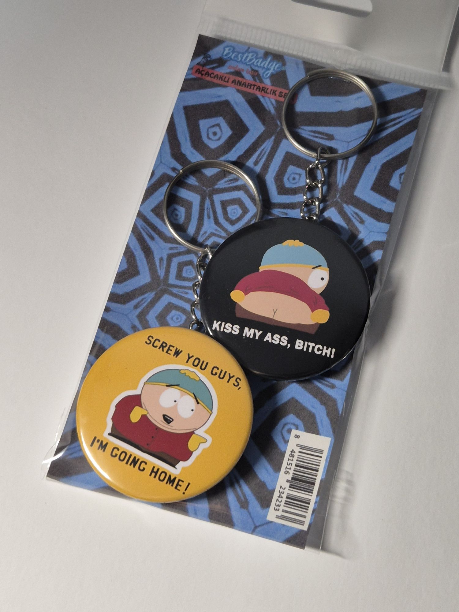 2'li Eric Cartman Anahtarlık Seti — görsel 2/6