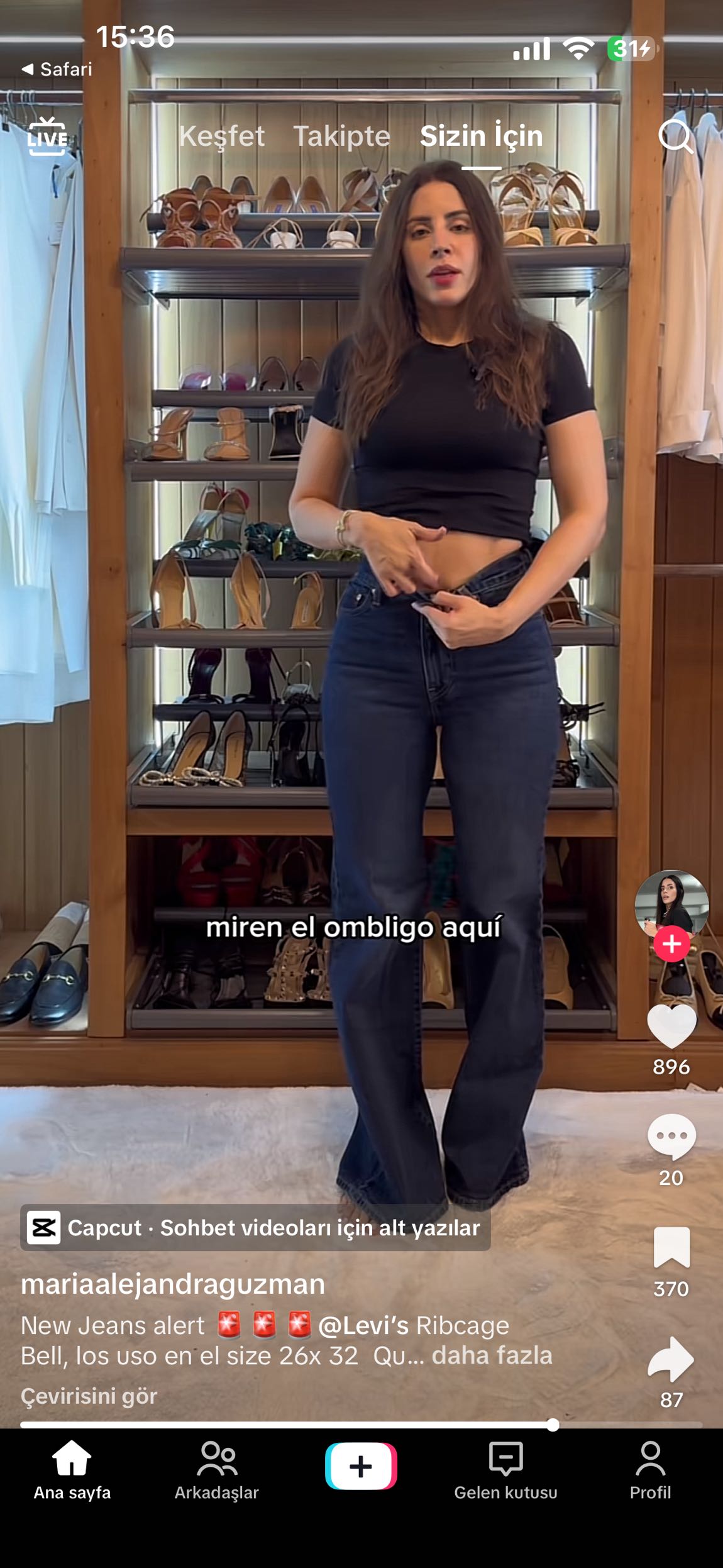 Levi’s ribcage belli model — görsel 3/8