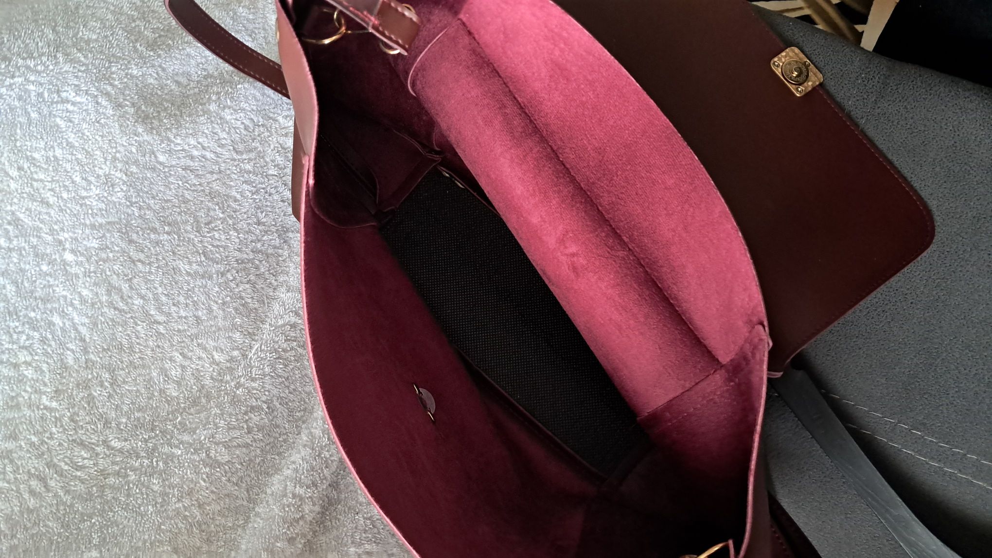 Bordo Kadın Kol Çantası — görsel 4/7