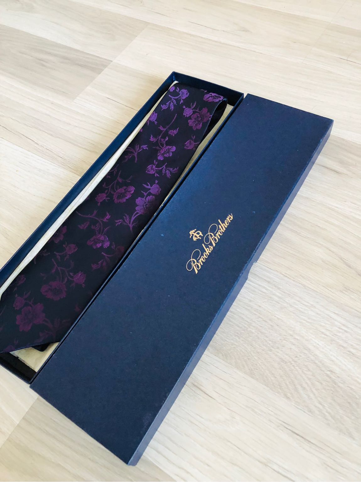 Brooks Brothers Saf İpek Kravat Sıfır — görsel 5/7