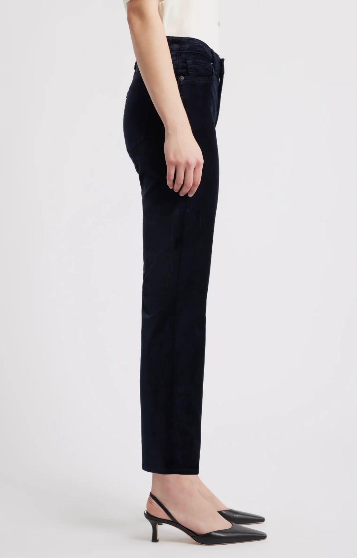 Frame Lacivert Kadife Le Sleek Straight — görsel 3/8