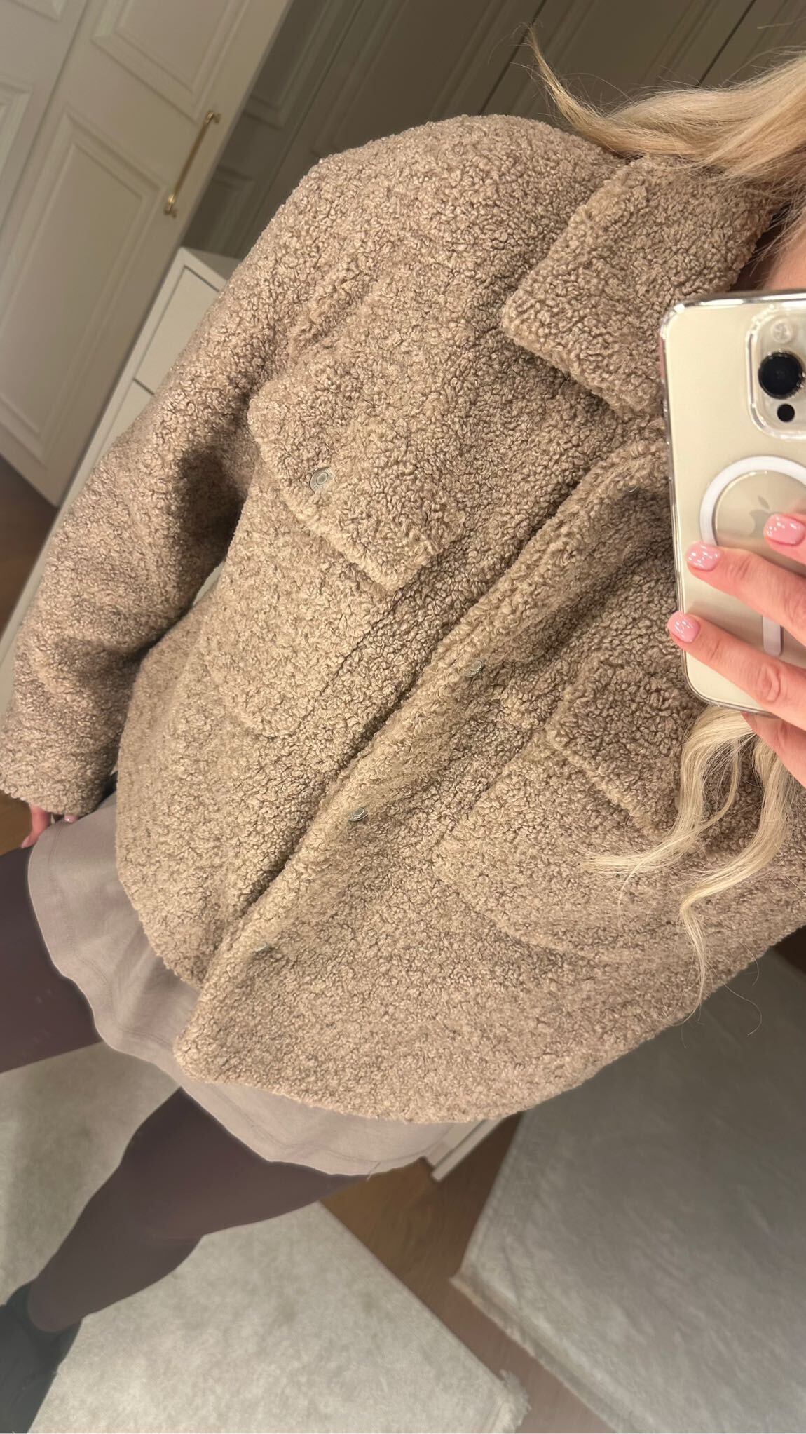 Zara teddy ceket — görsel 3/7