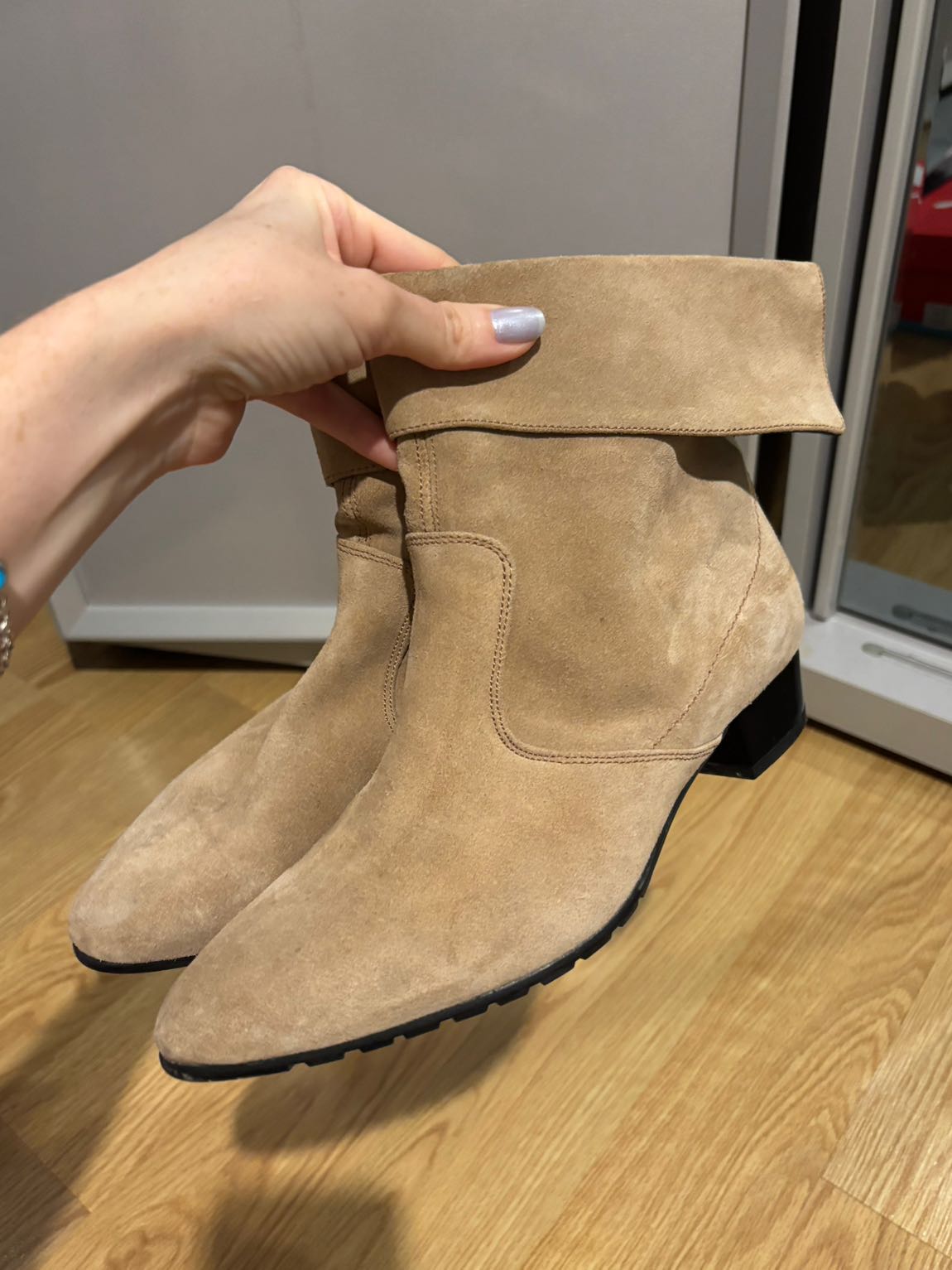 Hakiki süet botlar — görsel 5/8