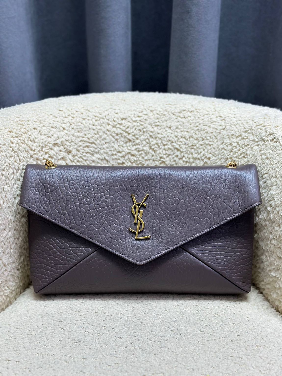 Saint Laurent Kahve Süet Çanta — görsel 4/7
