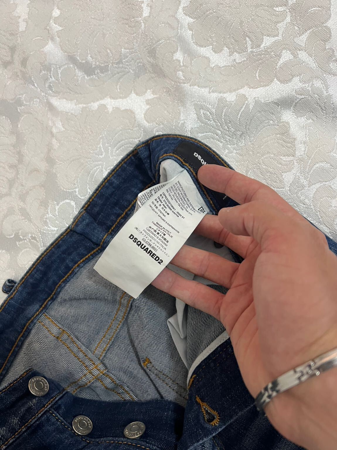 Dsquared2 slim fit kot pantolon — görsel 7/7