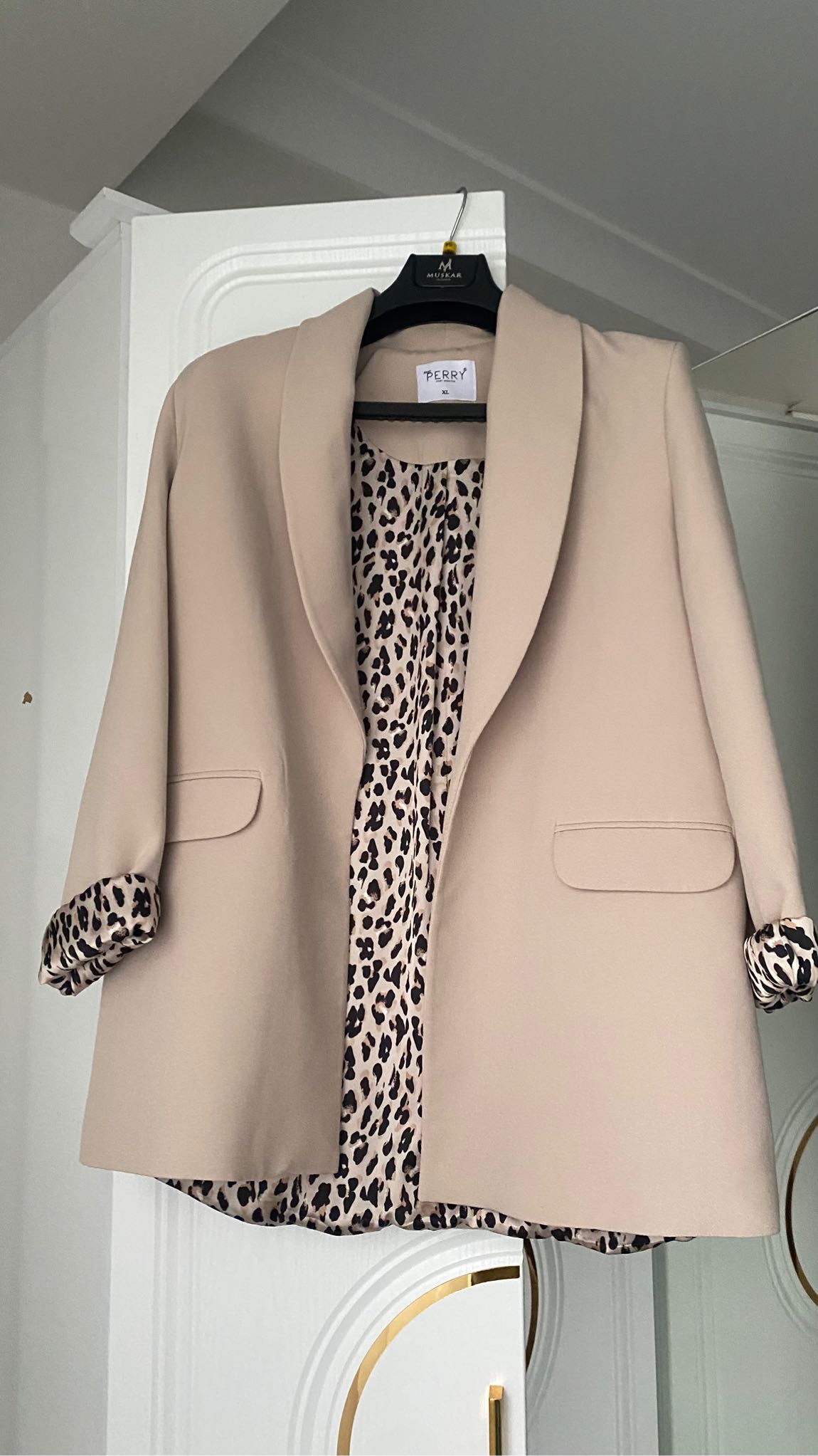 Perry Bej Ceket Leopar Detaylı — görsel 7/7