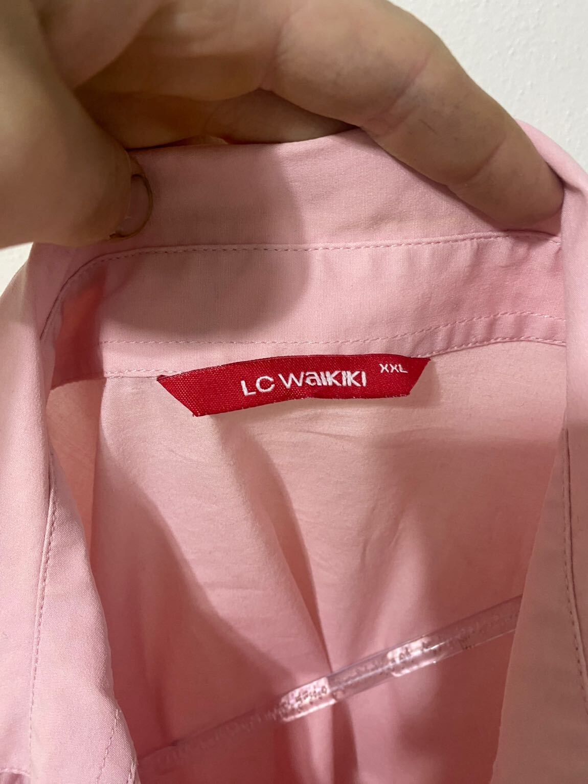 LC Waikiki Pembe Nakışlı Gömlek — görsel 5/5