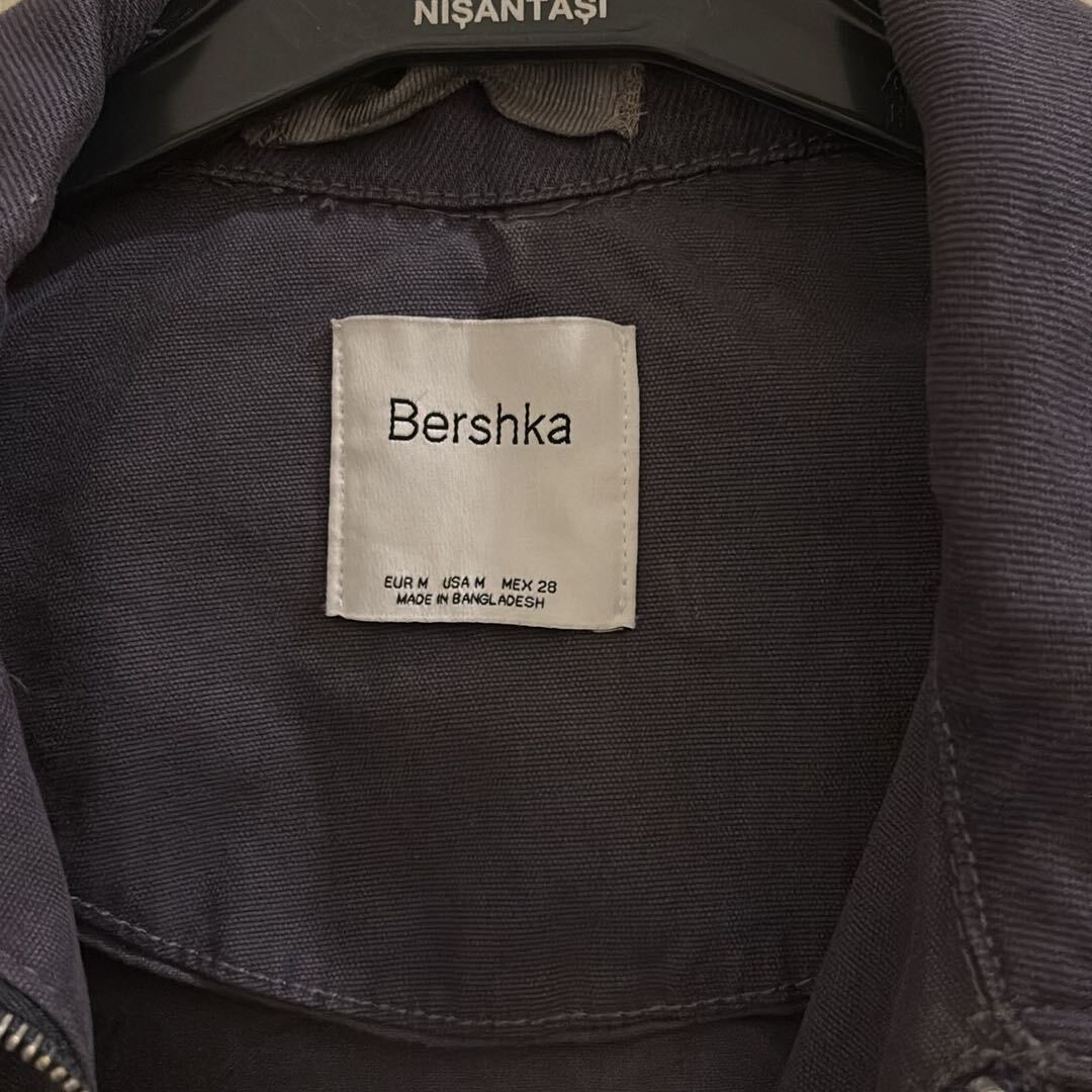 Bershka Gri Astarlı Kot Ceket — görsel 5/8