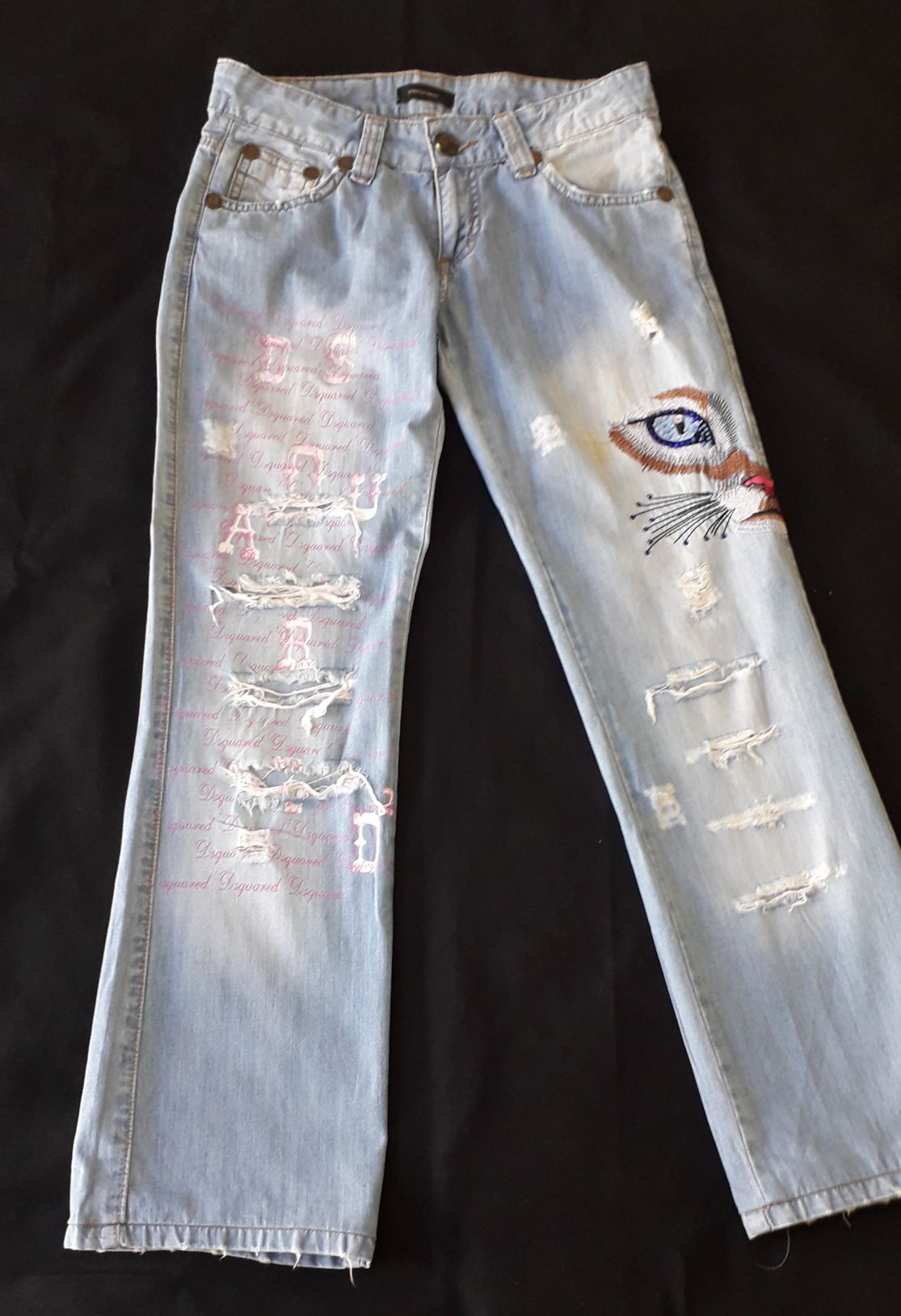 orginal DSQUARED2 jean pantalon — görsel 2/8
