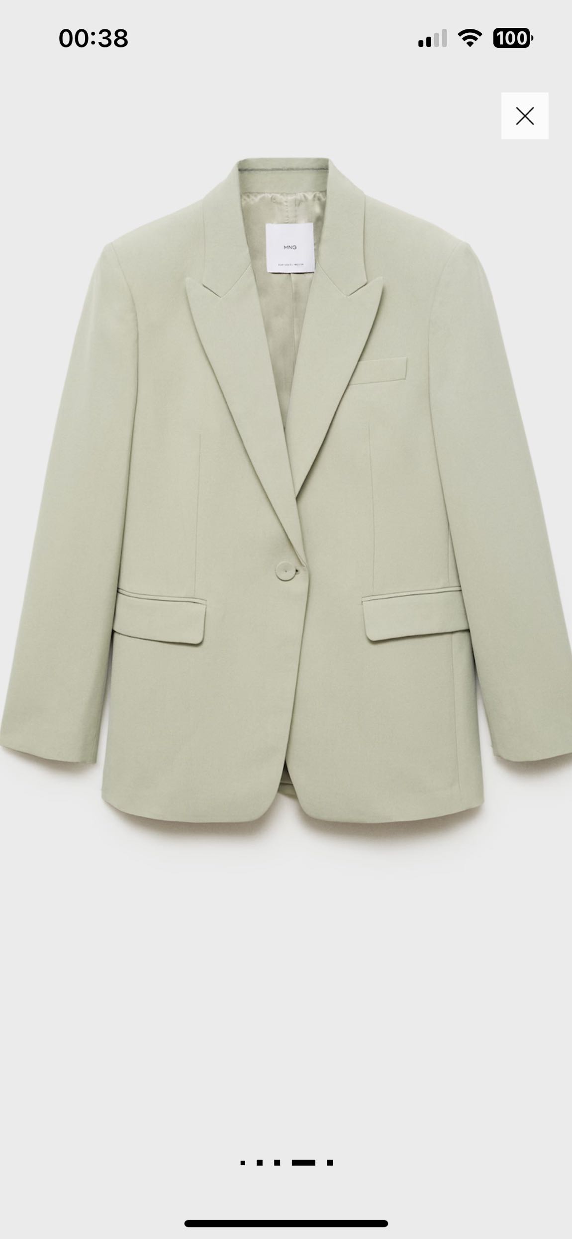 Mango Yeşil Blazer İkili Takım — görsel 4/7
