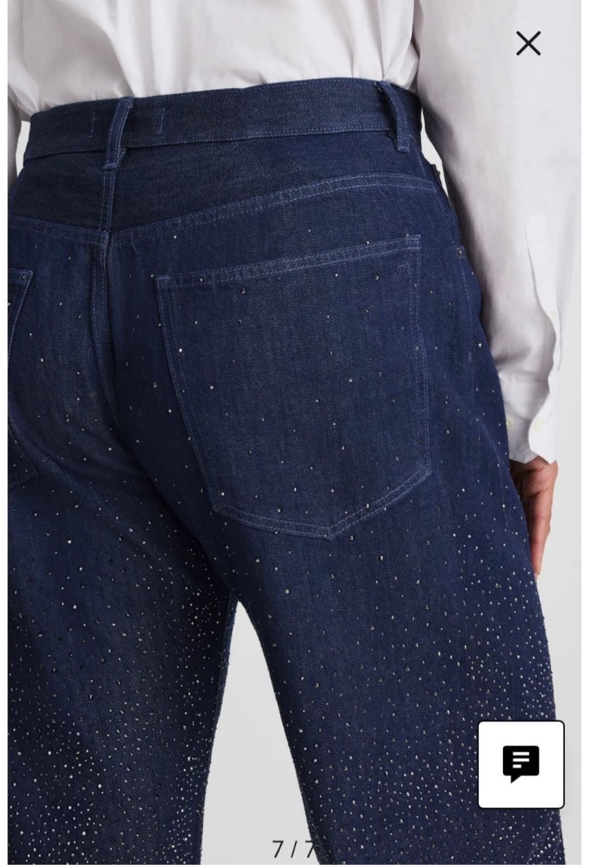 Madewell Taşlı Barrel Jean Pantolon — görsel 6/8