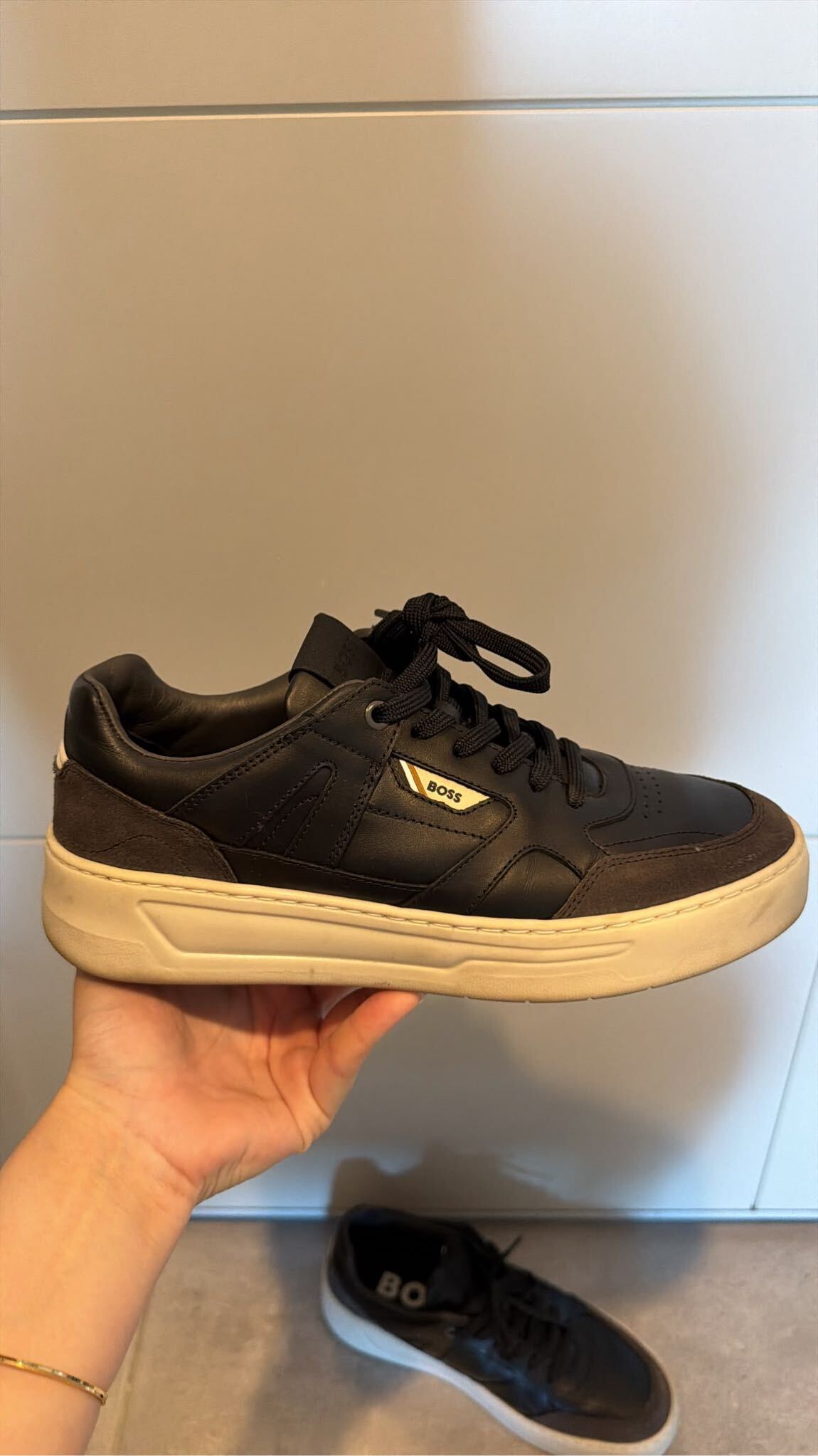 Siyah Deri Sneaker — görsel 2/3