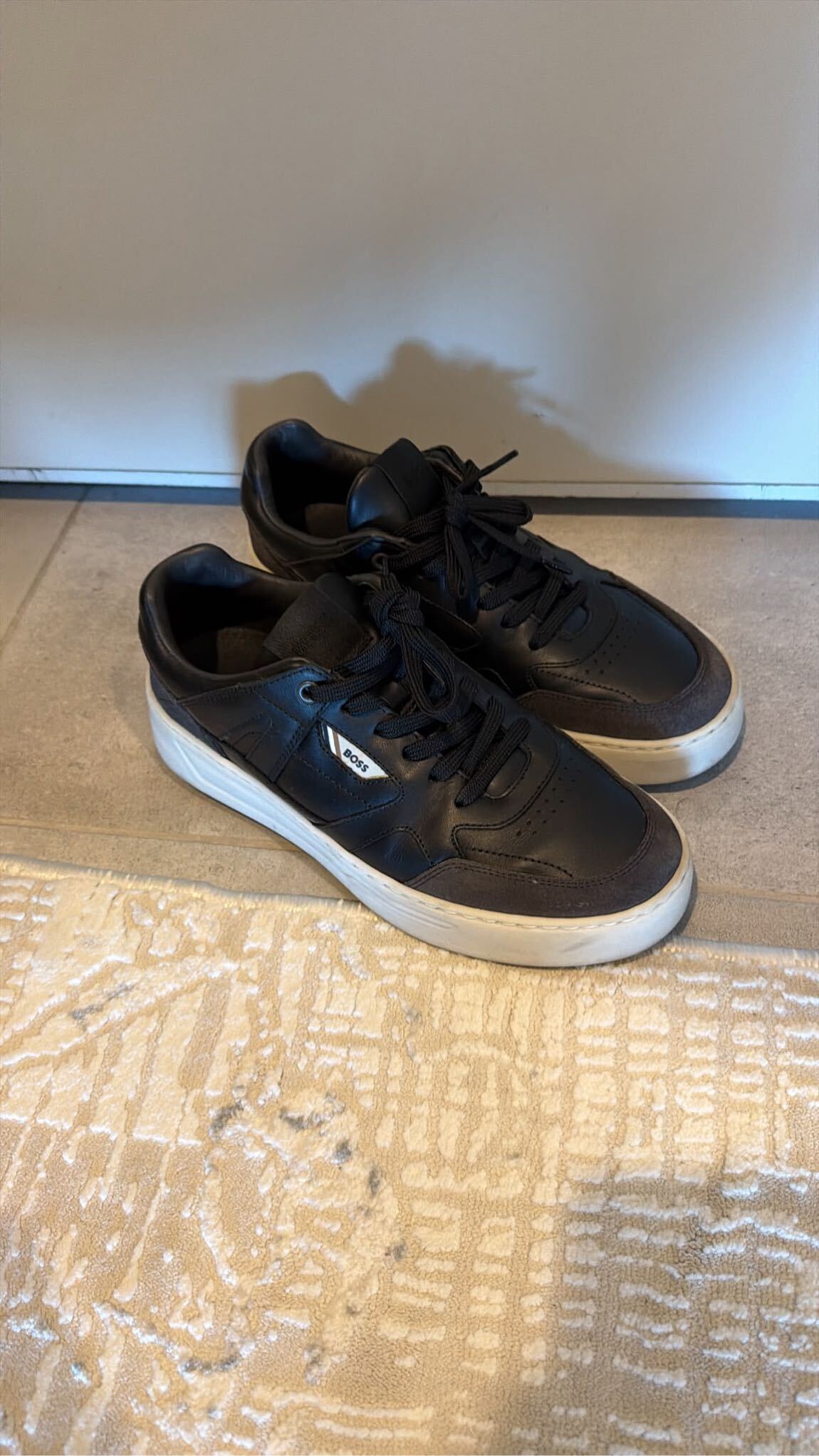Siyah Deri Sneaker — görsel 3/3