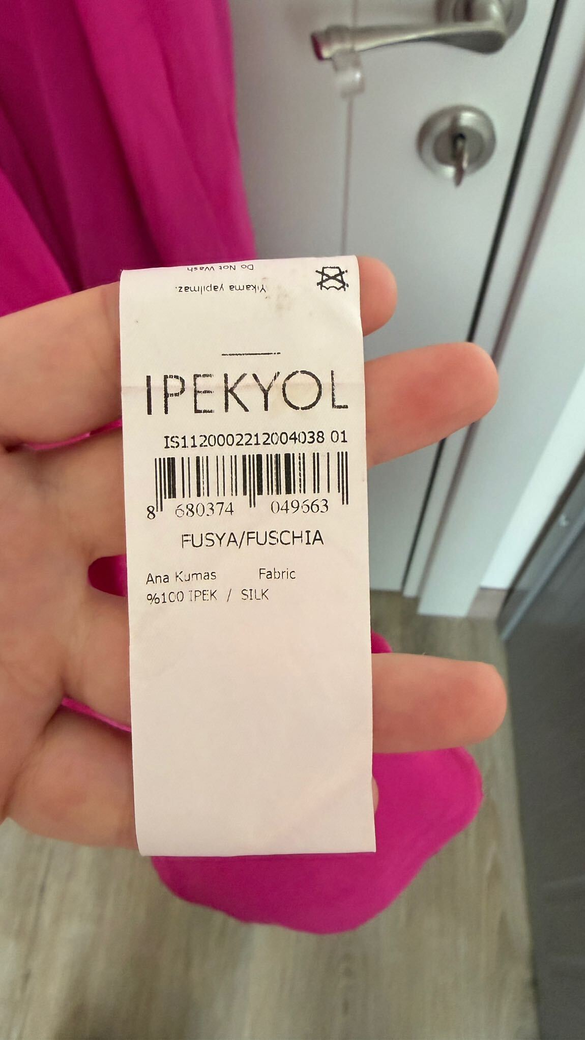 İpekyol İpek Fușya Abiye Elbise — görsel 6/8