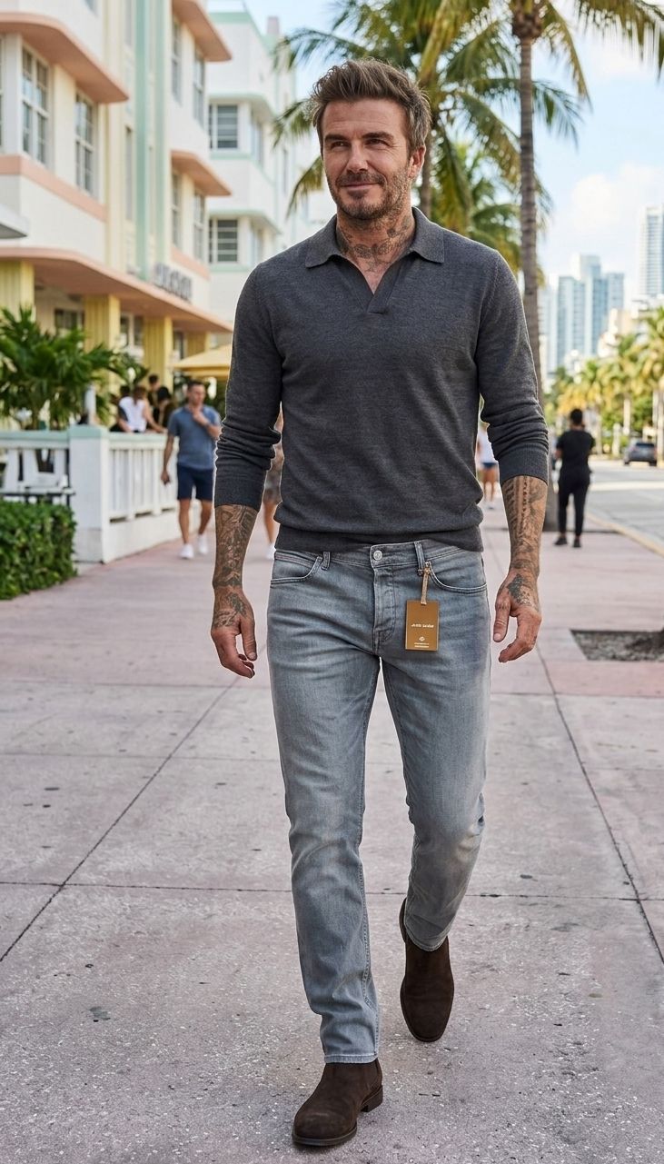 Scotch Soda Gri Kot Pantolon — görsel 7/7