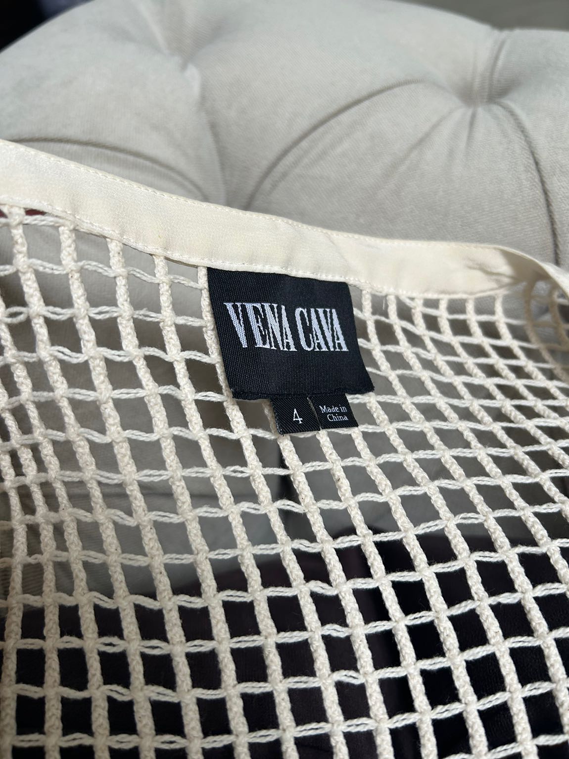 vena cava kare delikli koton hirka — görsel 2/4