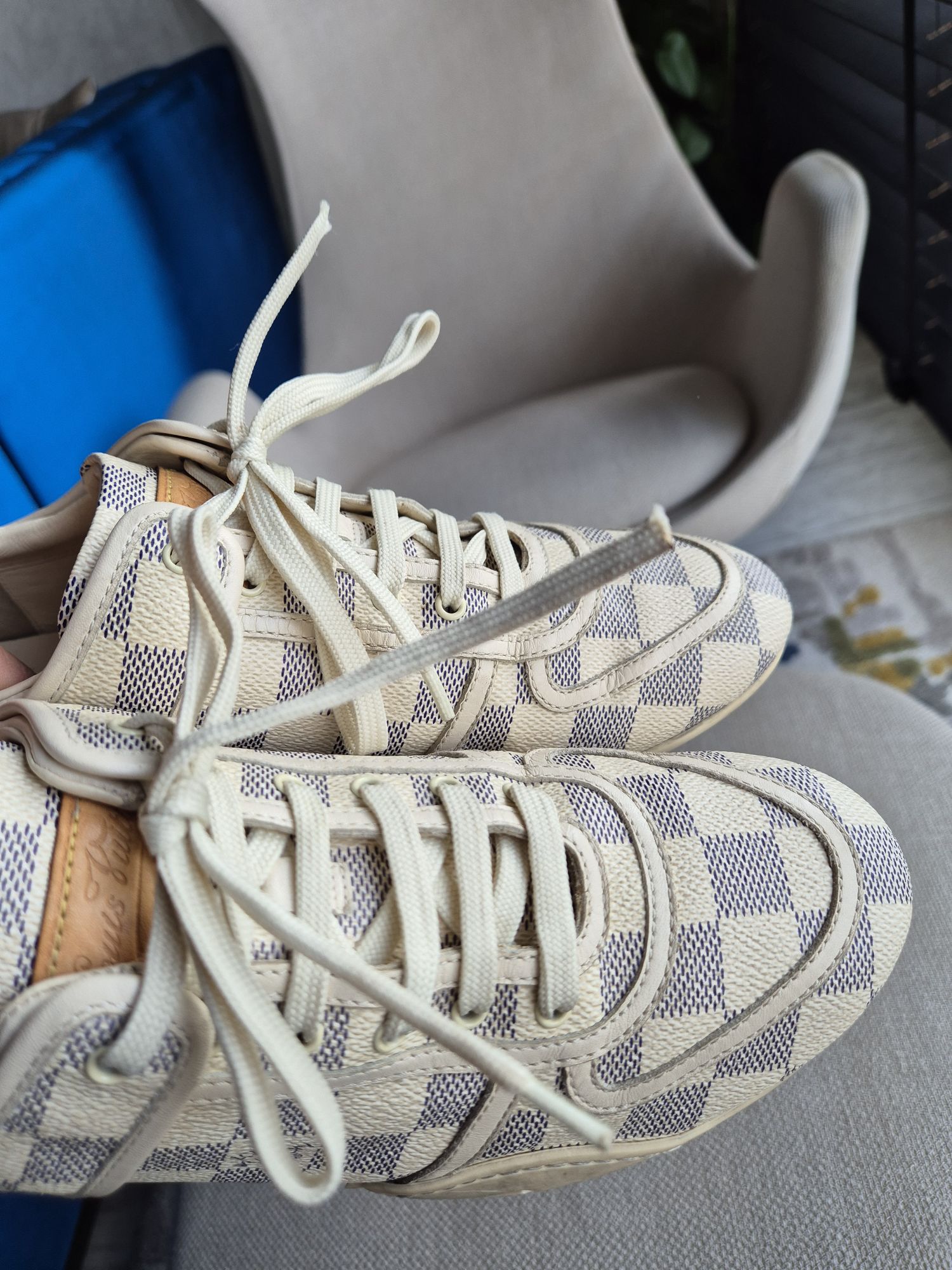 LV damier sneakers — görsel 2/8