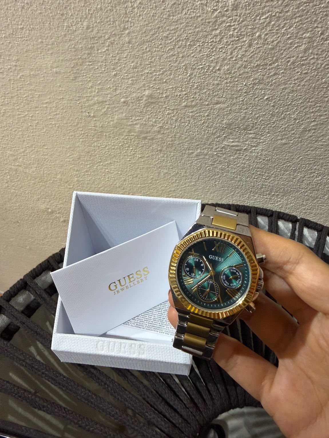 Guess Saat Kombin Çelik Kadın Gümüş Altı — görsel 3/5