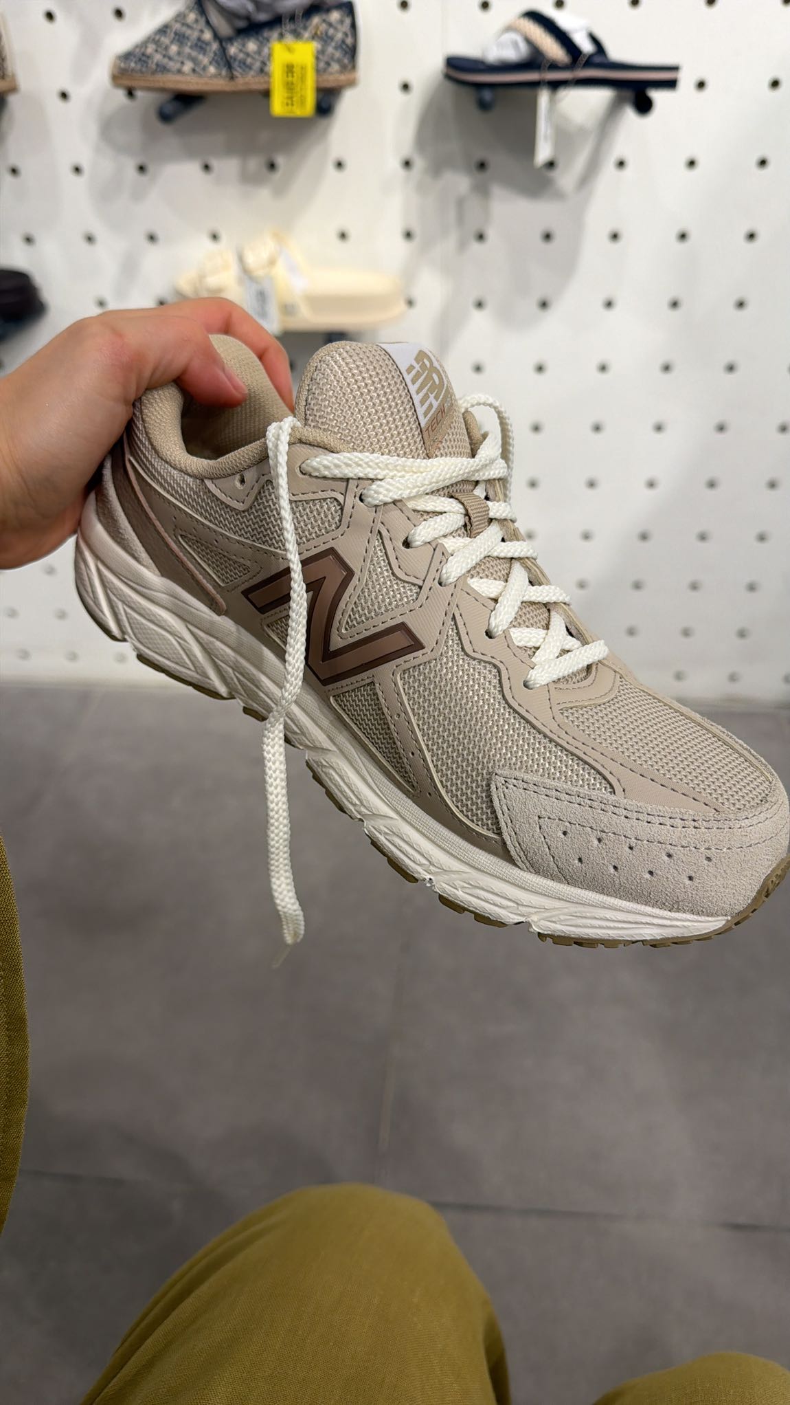 New balance 480 kadın bej sneaker — görsel 5/5