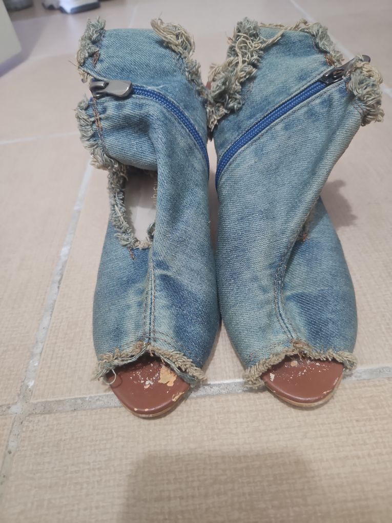 Kot Detail Yüksek Topuk Sandalet — görsel 8/8