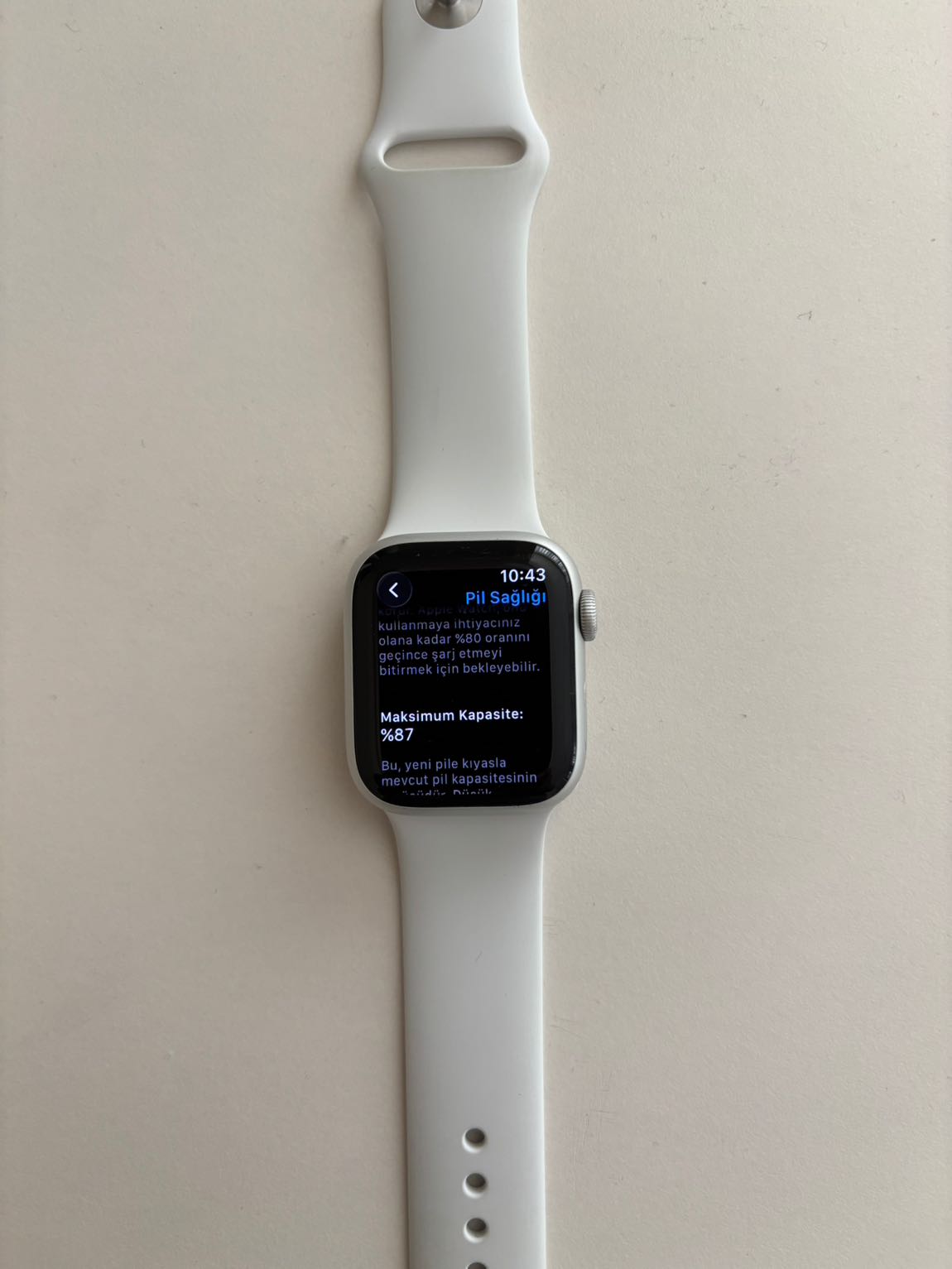 İPhone Apple Watch 8 series 41 mm Silver — görsel 4/7