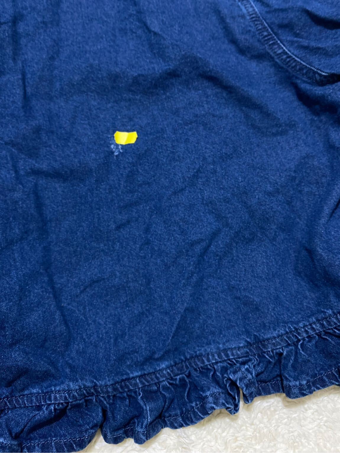 Önden Bağlamalı Denim Kot Gömlek — görsel 6/6