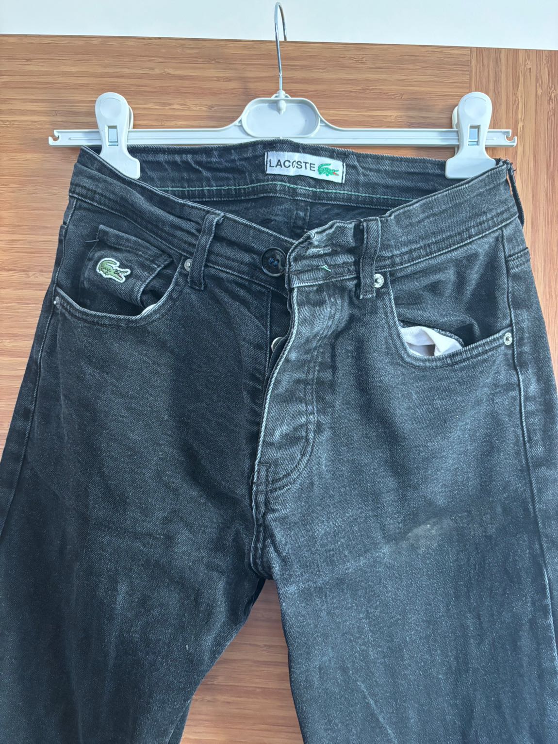 Lacoste Siyah Jean Pantolon — görsel 2/3