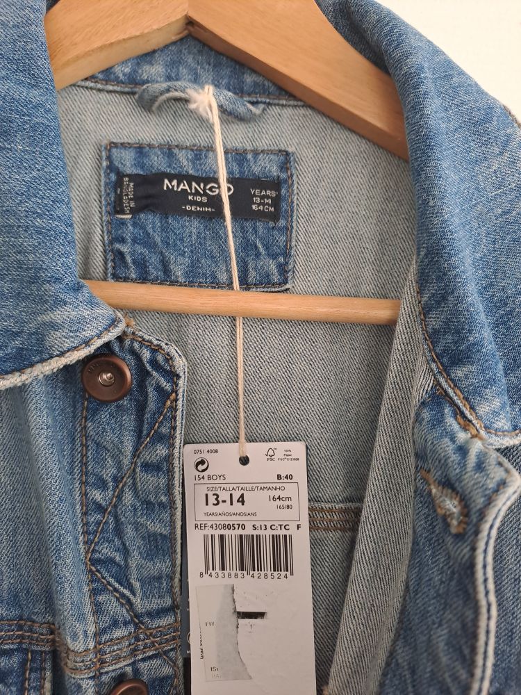 Mango marka kot ceket — görsel 2/3