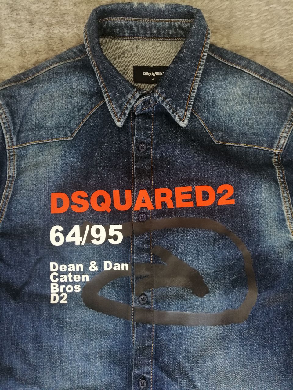 Dsquared2 jean gömlek — görsel 2/8