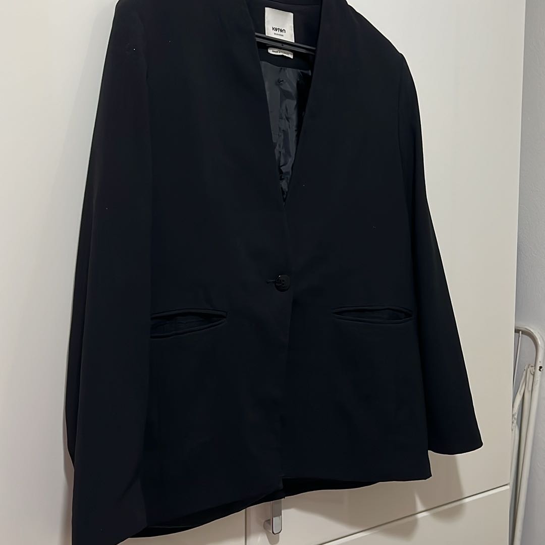 Siyah Koton Blazer Ceket — görsel 4/4