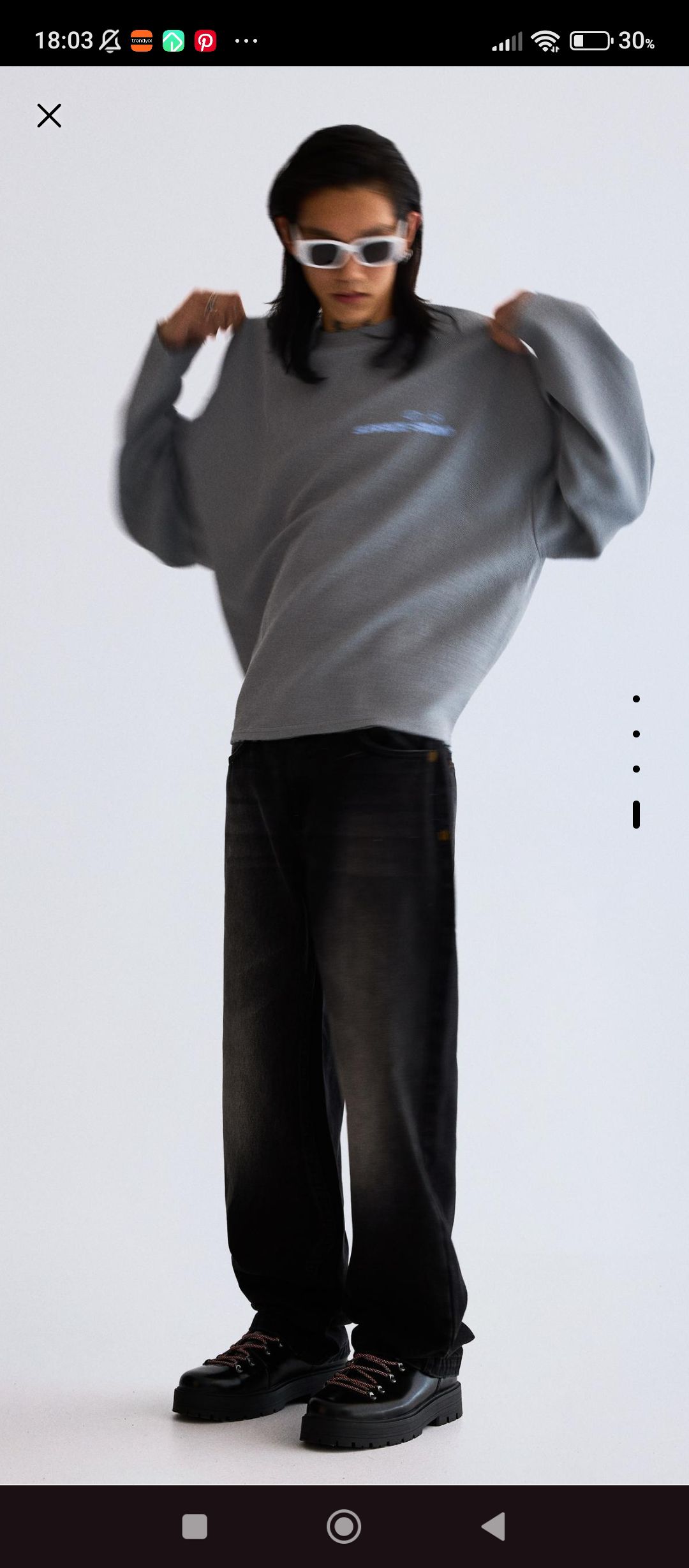 bershka erkek jean — görsel 6/7