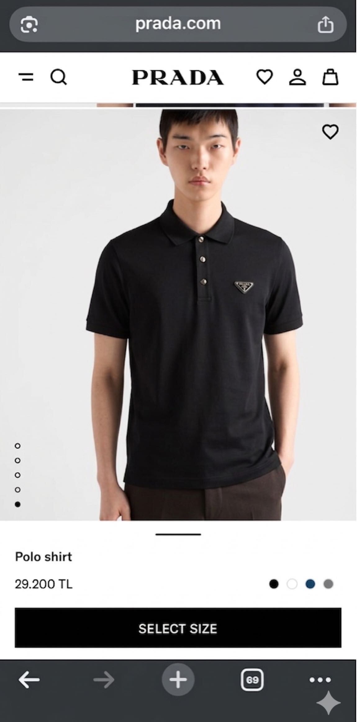 PRADA SİYAH TRİKO — görsel 2/6