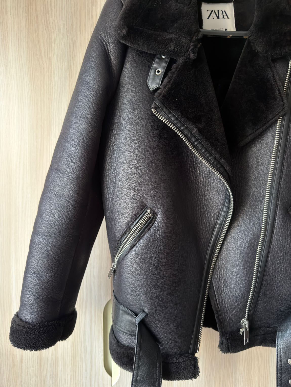 Zara biker ceket — görsel 4/8