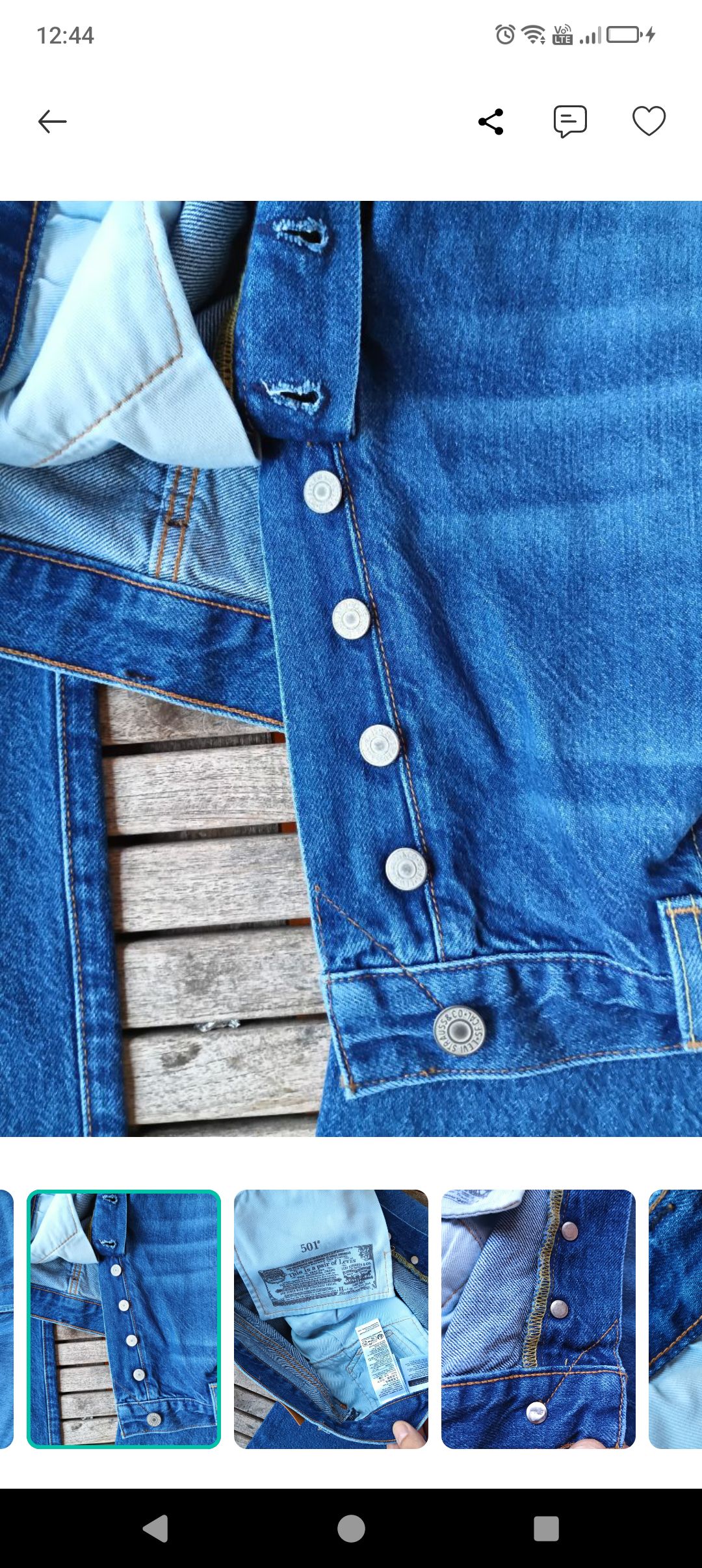 orijinal Levis likrasiz 3230 — görsel 7/10