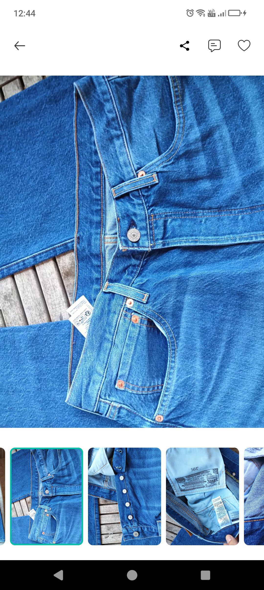 orijinal Levis likrasiz 3230 — görsel 3/10