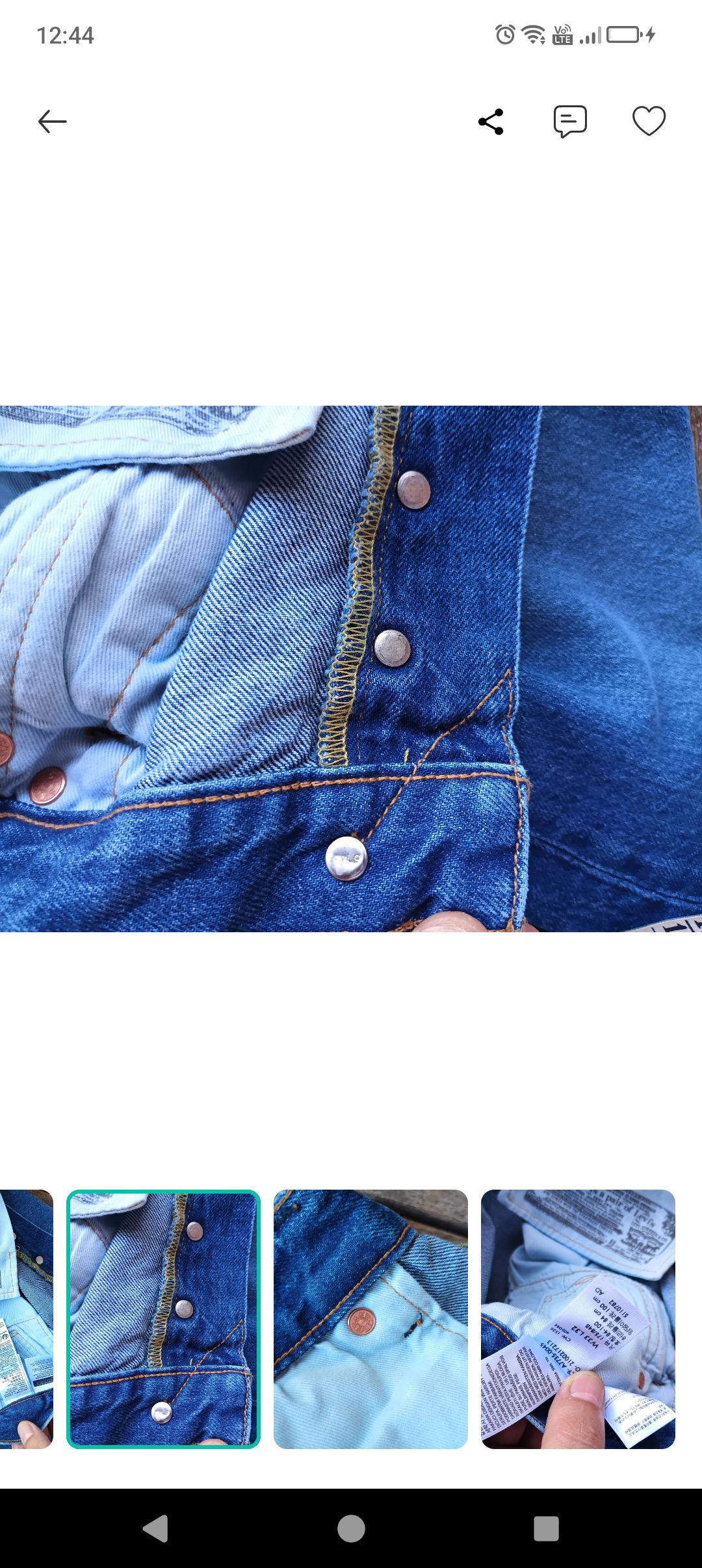 orijinal Levis likrasiz 3230 — görsel 9/10