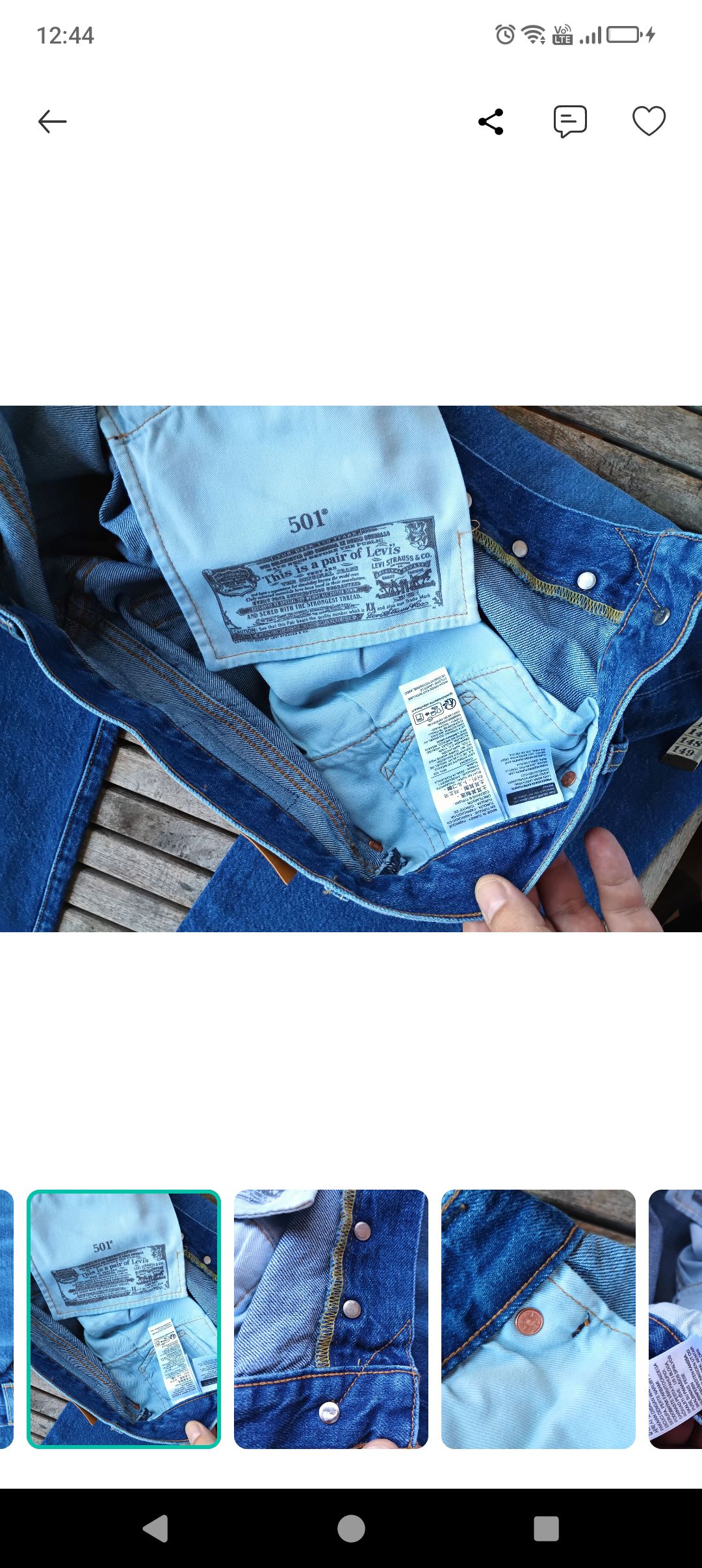orijinal Levis likrasiz 3230 — görsel 8/10