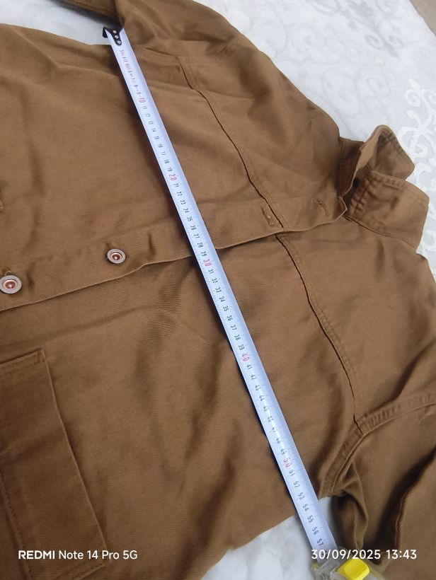 Lcw taba trençkot ceket oversize S — görsel 6/7