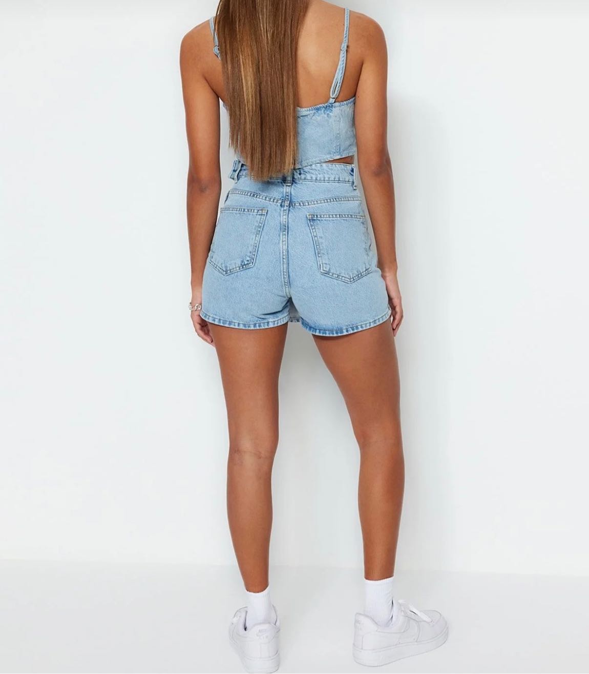 Denim Mini Şort Etek s — görsel 3/3