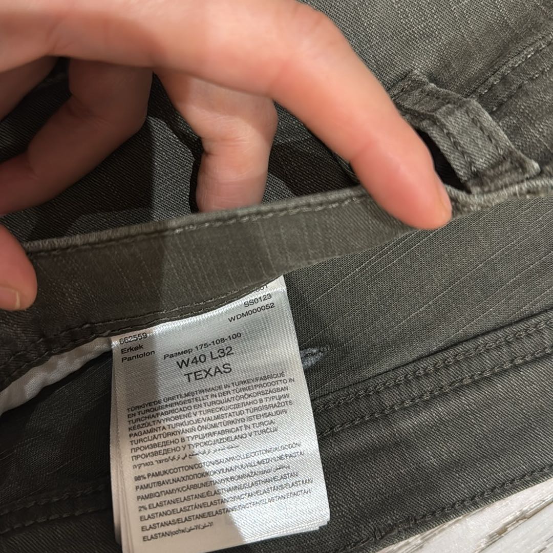 Wrangler Haki Erkek Jeans Pantolon — görsel 3/3
