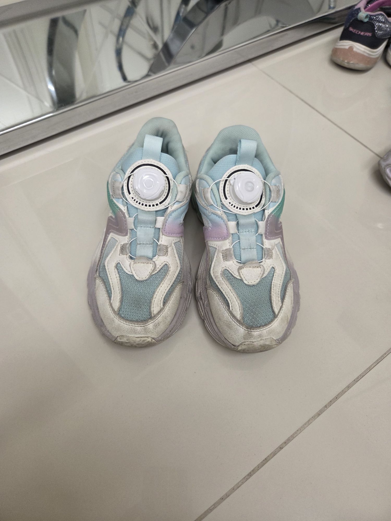 Unisex Spor Ayakkabı Beyaz Mavi — görsel 6/6