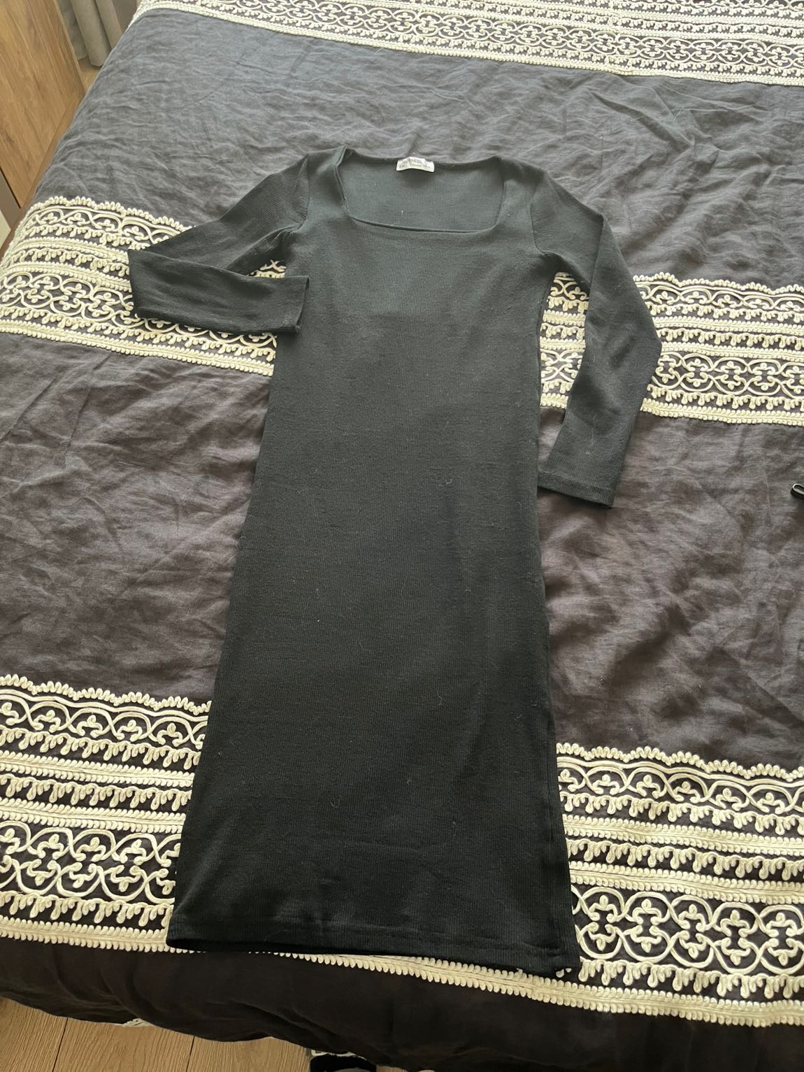 Happıness Siyah triko Elbise s-m — görsel 2/8