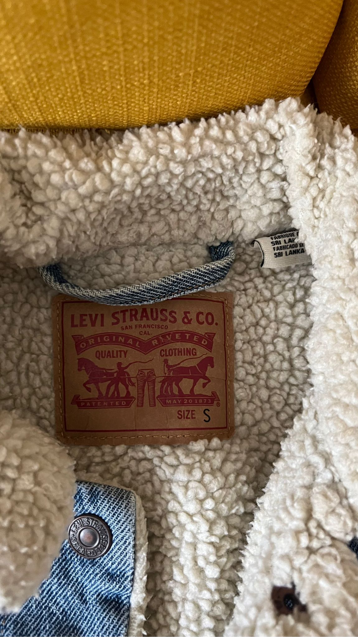Levi’s sherpa kot ceket — görsel 3/5