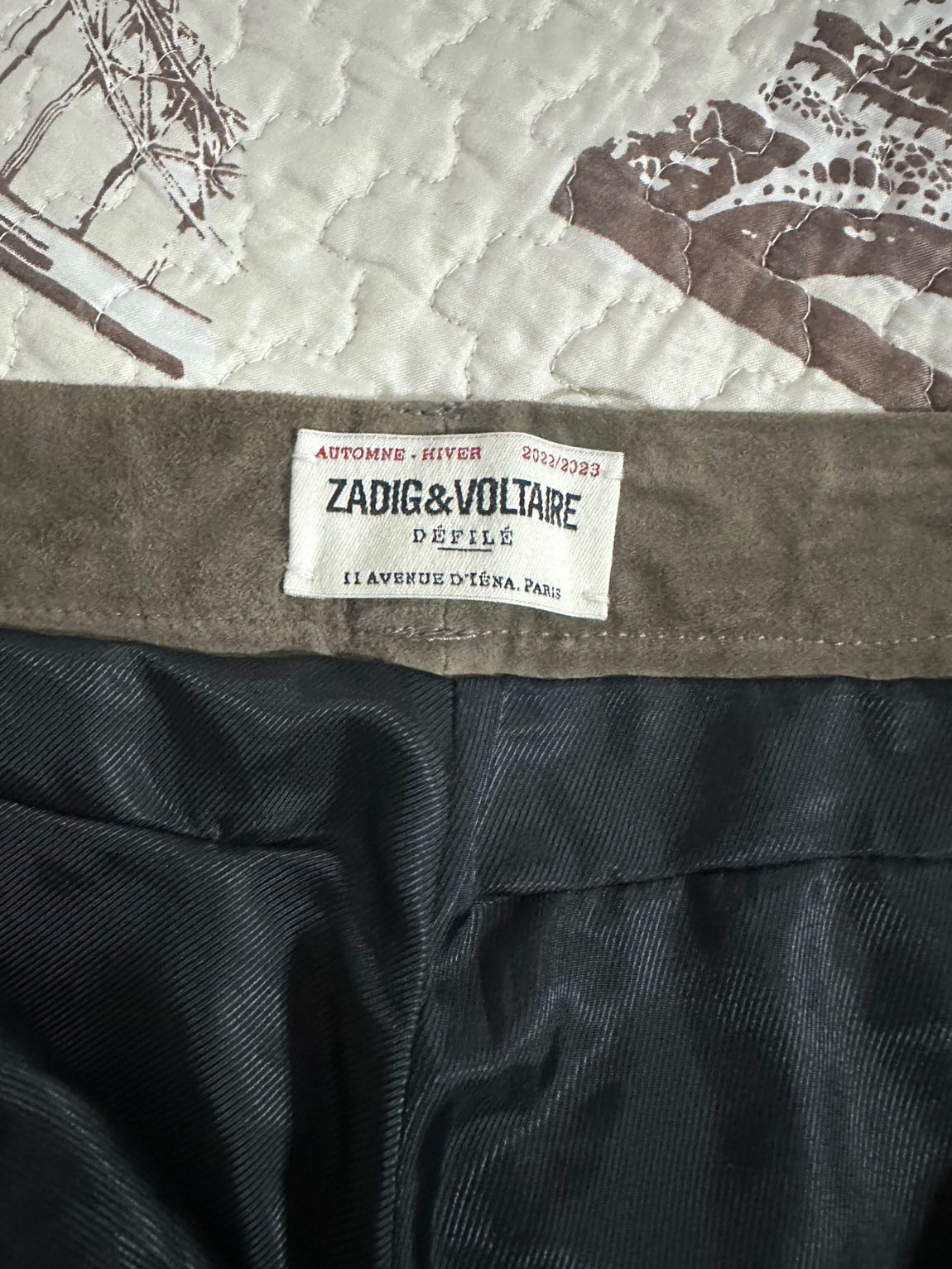 Zadig & Voltaire Haki Taşlı Şort — görsel 3/5