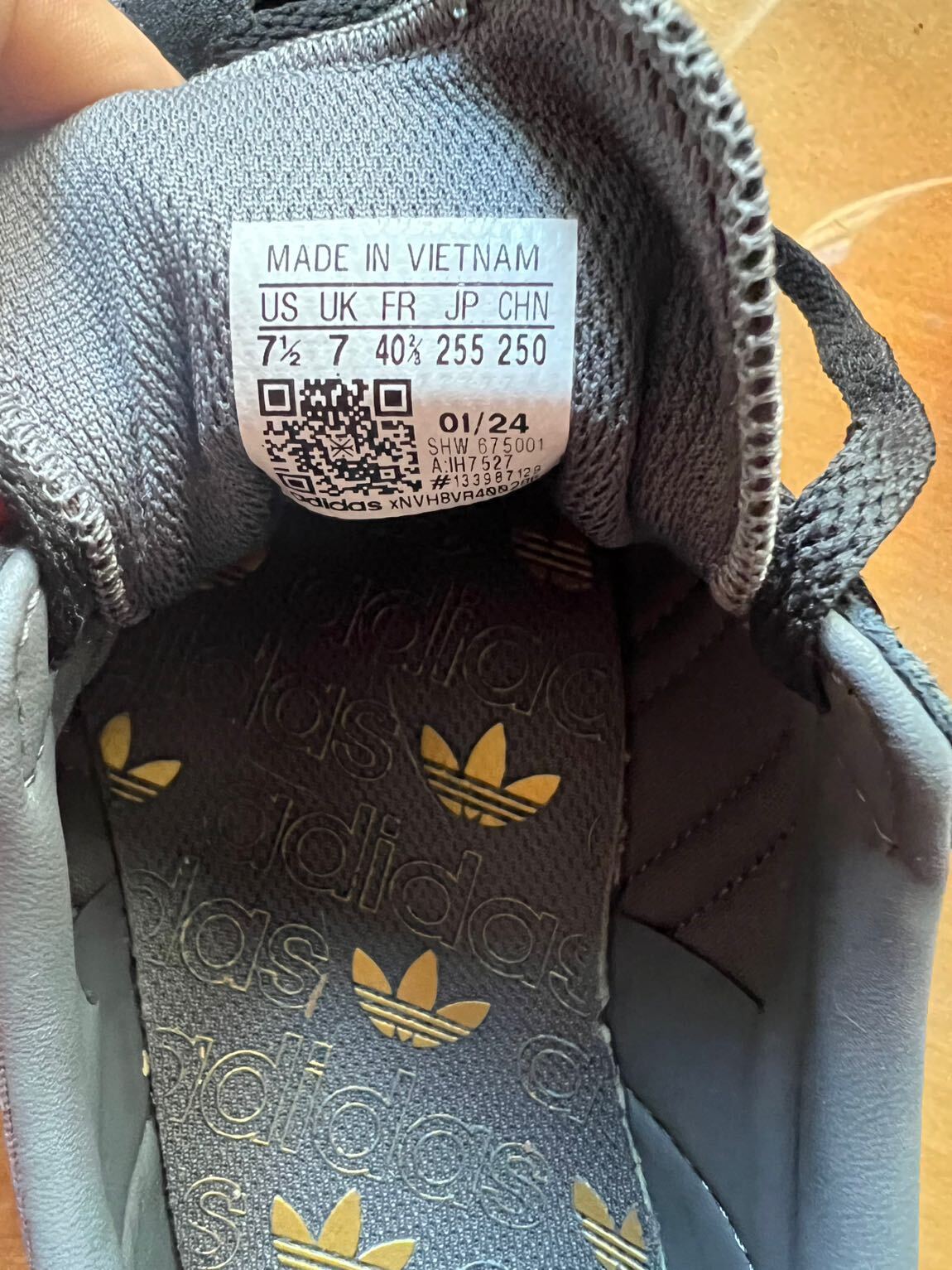 Adidas Jeans gri/siyah sneaker — görsel 7/7