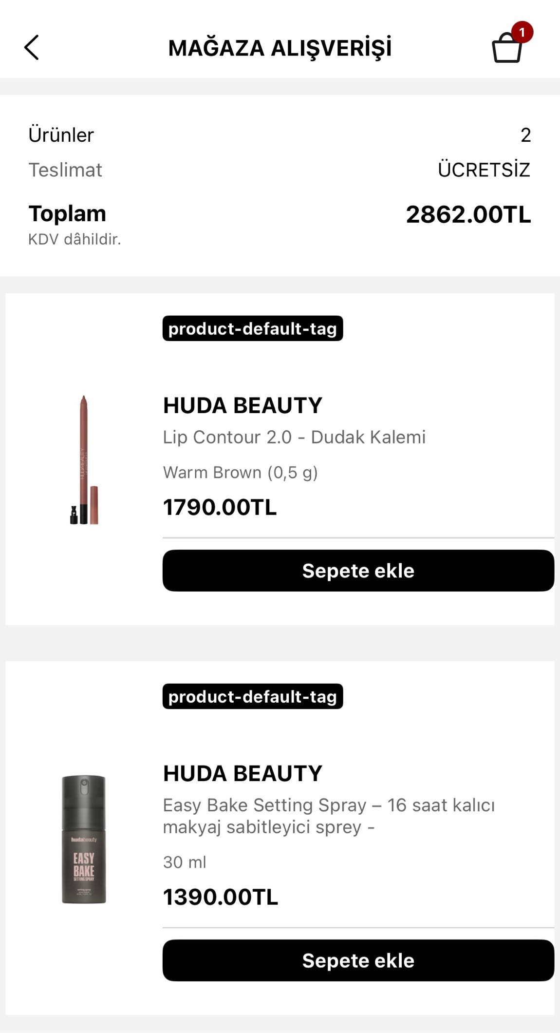 Yeni Huda Beauty warm brown Dudak Kalemi — görsel 4/4