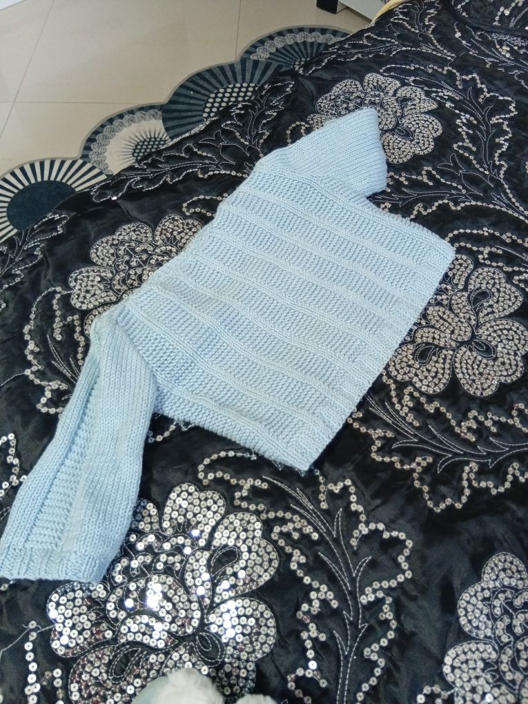 erkek bebek hırka ve patiği — görsel 5/7
