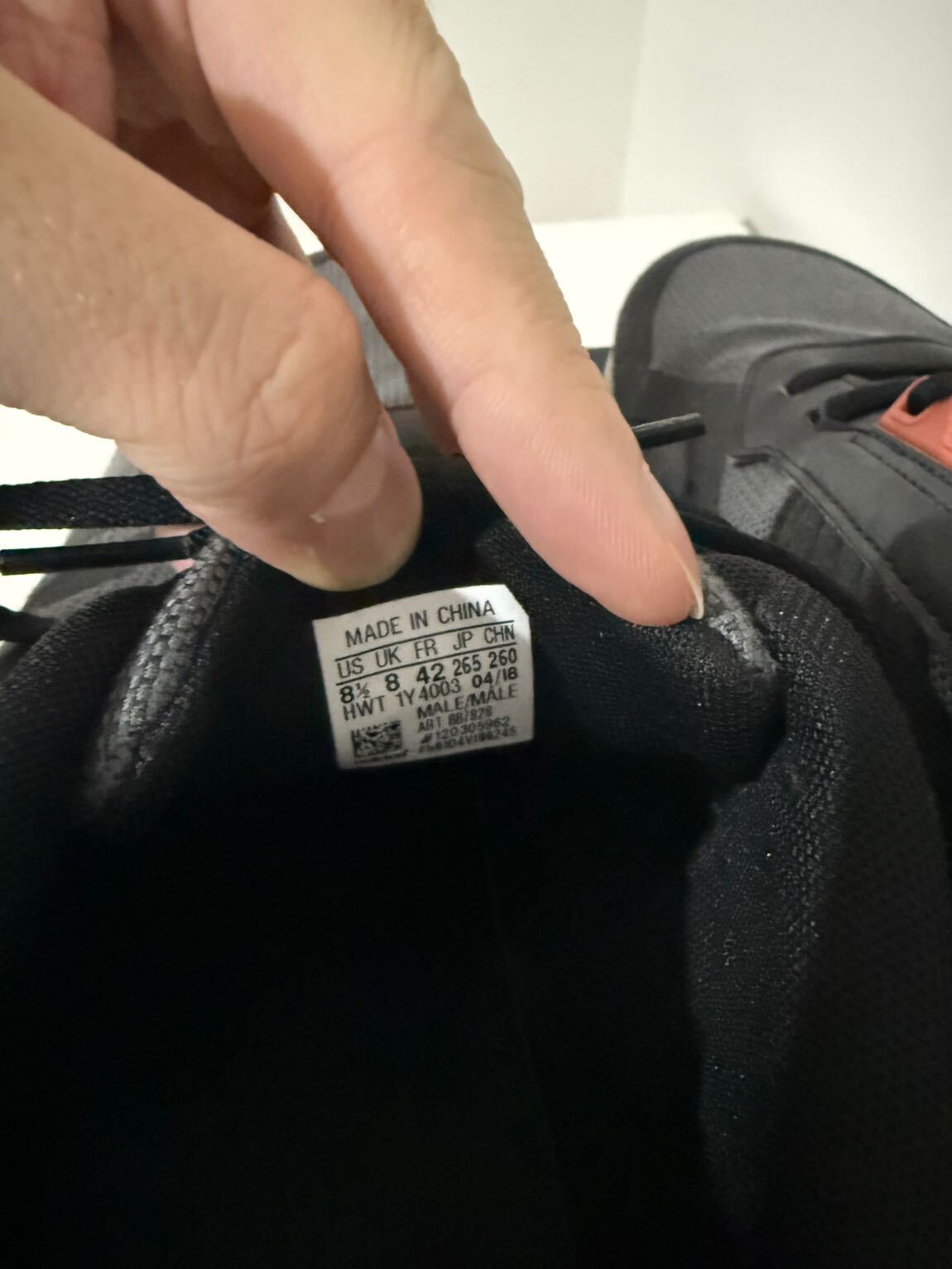 Adidas Siyah Koşu Ayakkabısı — görsel 8/8