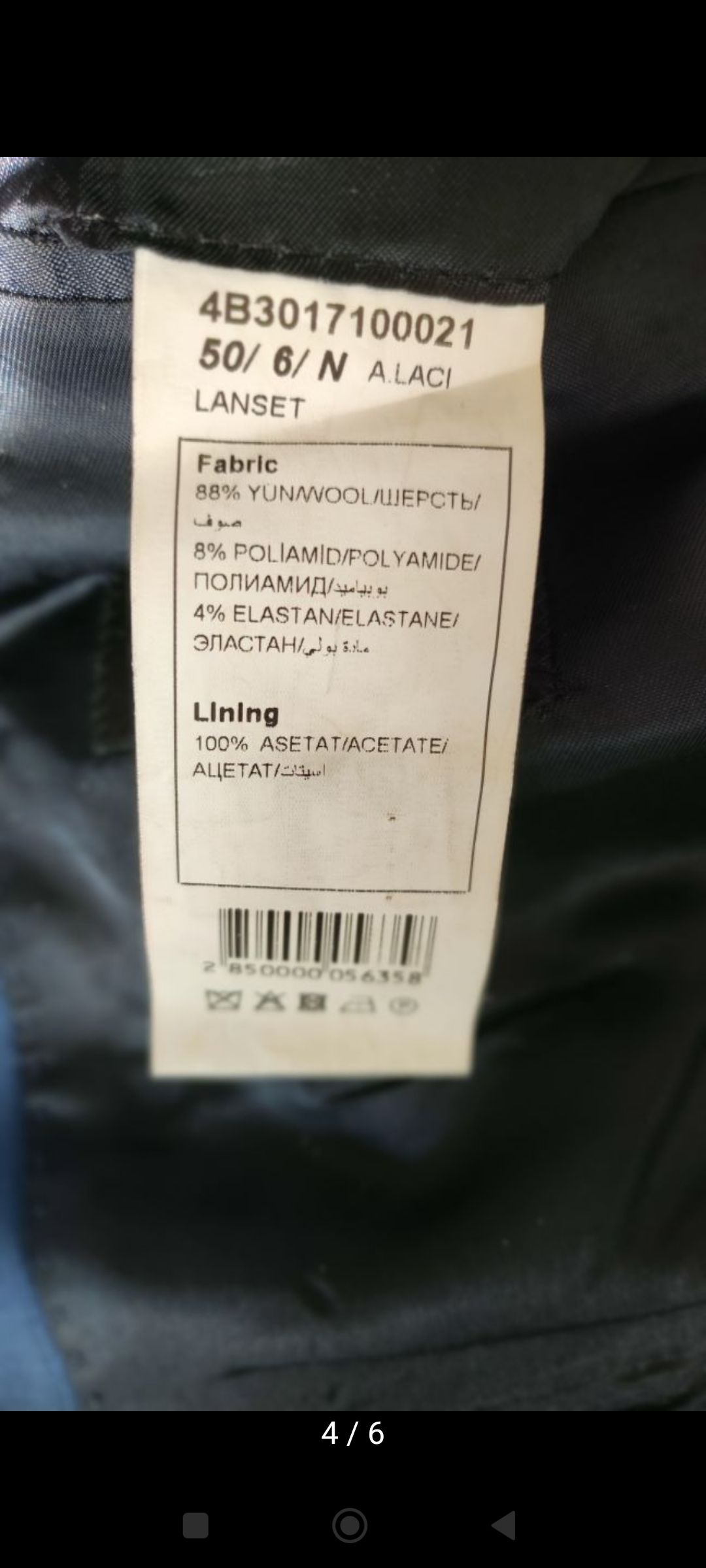 Mavi Blazer Ceket — görsel 3/4
